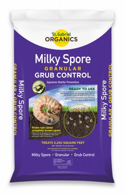 Milky Spore Grub Control Spreader Mix, 15 Lbs., Covers 5,250 Sq. Ft. – 80015-4