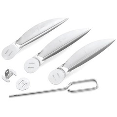 22-1/2-Inch One-Touch Cleaning System Kit For Weber Grill Parts 7444 Accessories