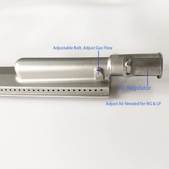 4 Pack Heavy Duty Cast Stainless Steel Grill Burner for Bull, Grill Replaceme…