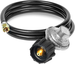 Universal Gas Grill Regulator Hose 6FT Replacement for Weber Charbroil Nexgrill