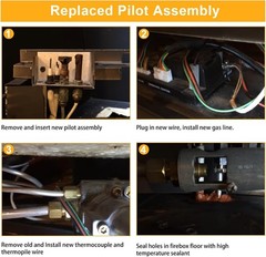 10002264 Natural Gas (NG) Pilot Assembly Replacement for HHT, Majestic, Temco, V