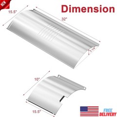 Flame Broiler Slide Cover Bottom Replace for Pit Boss 1000 Series Pellet Grills