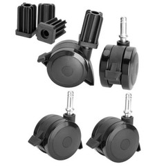 70360 Locking Caster with Insert for Weber Spirit Grill 2.84″ x 4.5″(4 Pack)