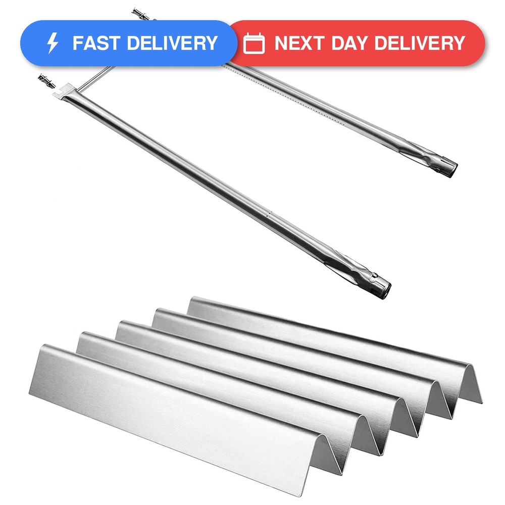 Hisencn 7507 Grill Burner with 7535 Flavorizer Bars for Genesis Silver A,…