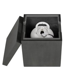 BBQGuys Signature Hickory Bay Propane Tank CoverCarbon