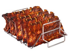 Rib and Roast Rack for Big Green Egg, Turkey Roasting Large, U-Roasting