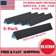 5-Pack Weber Spirit 300 E/S-310 320 330 Flavorizer Bars #7636 Replacement 15.3in