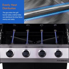 463342119 Grill Replacement Part Charbroil Performance 4 Burner Heat Tents Parts