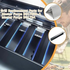 Replacement Burner & Plate Set for Master Forge BG1793B-A