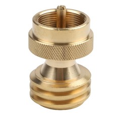 Solid Brass Steak Saver Propane Tank Adapter 1lb To 20lb Grill Bottle Converter