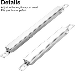 Hisencn 304 Stainless Steel Carryover Tube Replacement for Charbroil Gas Grill,