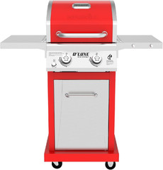 Deluxe 2-Burner Gas Grill with 401 SQ in Grate, 28000 Btus, Stainless Steel Cont