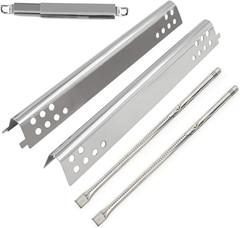 Grill Replacement Parts for Charbroil Performance 2 Burner Tubes & Heat Plates