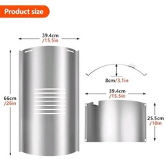 Flame Broiler Kit for Pit Boss 820 Series Pellet Grills Slide Cover Bottom Plate
