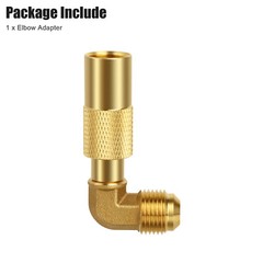 Low Pressure 3/8″ Male Flare Propane Elbow Adapter Fitting for 17″ and 22″ Grill