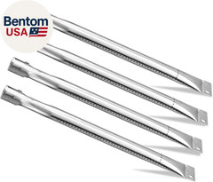 Grill Burner Tube, 4 PC Universal Stainless Steel Pipe Tube BBQ Gas Repair Parts