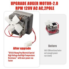 Upgraded Auger Motor Replacement for Traeger, Pit Boss and Camp Chef Wood Pellet