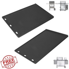PETKAO Cast Iron Griddle for Weber Spirit II 300 Series Genesis 1000-3500