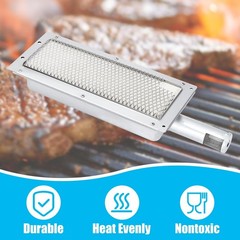 Premium Infrared Ceramic Burner Replacement for Smoke Hollow Grills, Silver