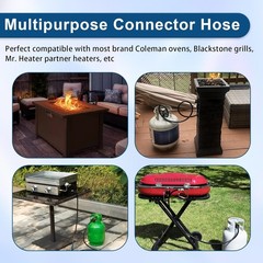 10-Ft Propane Hose Adapter Compatible with Mr. Heater & Big Buddy Heaters