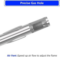 CANDANA Burner for Weber Q100, Q120, Q1000, Q1200, Baby Q Gas Grill, 17 Inch