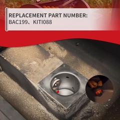 7-Hole Firepot & Hot Rod Igniter Kit Compatible with Traeger, Pit Boss, Camp …