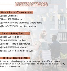 Digital Control Panel for MB Electric Smokers – Easy Installation & High Quality