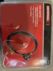 Universal Grill Stove 4ft Hose Adapter Brass Fittings 1001 537 561