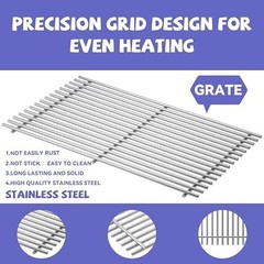 17.5″ Stainless Steel Grill Grate for Weber Spirit & Genesis Series Grills – Dur