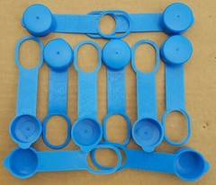 10 BLUE OPD VALVE PROTECTIVE DUST / SAFETY CAPS for PROPANE / BBQ TANK