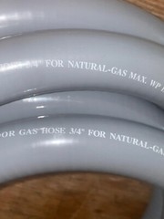 12 Ft 3/4″ NG/LP Hose for NG/LP Appliance MODEL DI01 BRAND NEW