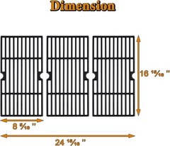 Cast Iron Grill Grates Replacement Parts for Charbroil Advantage G460-0500-W1