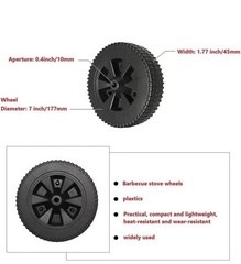 G437-0037-W1 Grill – Single Wheel 7 Inch Replacement Part Charbroil Grill Wheel