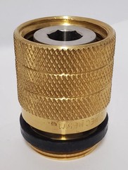 MEC ME571 1-3/4″ x 1-3/4″ Gas Swivel Fill Check Adapter Fitting Brass