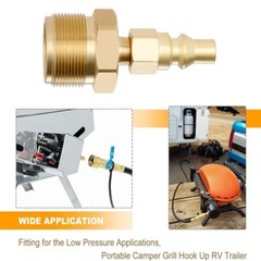 1/4″ Quick Connect Disconnect Plug BBQ Grill Propane Quick-Connect Fitting