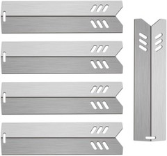 15″ Grill Heat Plates Shield Burner Cover Flame Tamer BBQ Gas Grill Replacement
