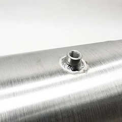 JSD AUTO PARTS 3.25 Gallons Aluminum Gas Tank/Fuel Tank Center Fill 8 x16 inch