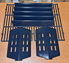 Weber Genesis 300 Grill Grates Flavorizer Bars Kit E310 S330 Front Knob