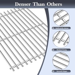 17 Inches Stainless Steel Cooking Grids Grates for Home Depot Nexgrill 720-08…