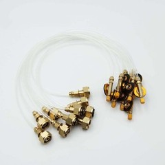 Valve Adapter Outdoor Gas Stove PU Tube Sturdy Gas Cartridge Valve High Quality