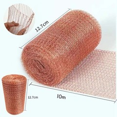 Copper Mesh Rodent Control Kit, 5 Inch X 35ft Rustproof Copper Wool Blend,8879