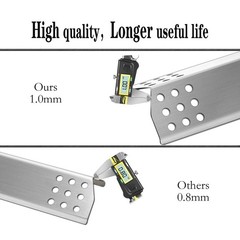 15 1/8″ x 3 1/4″ Stainless Steel Grill Heat Plates – Flame Tamer & Burner Covers