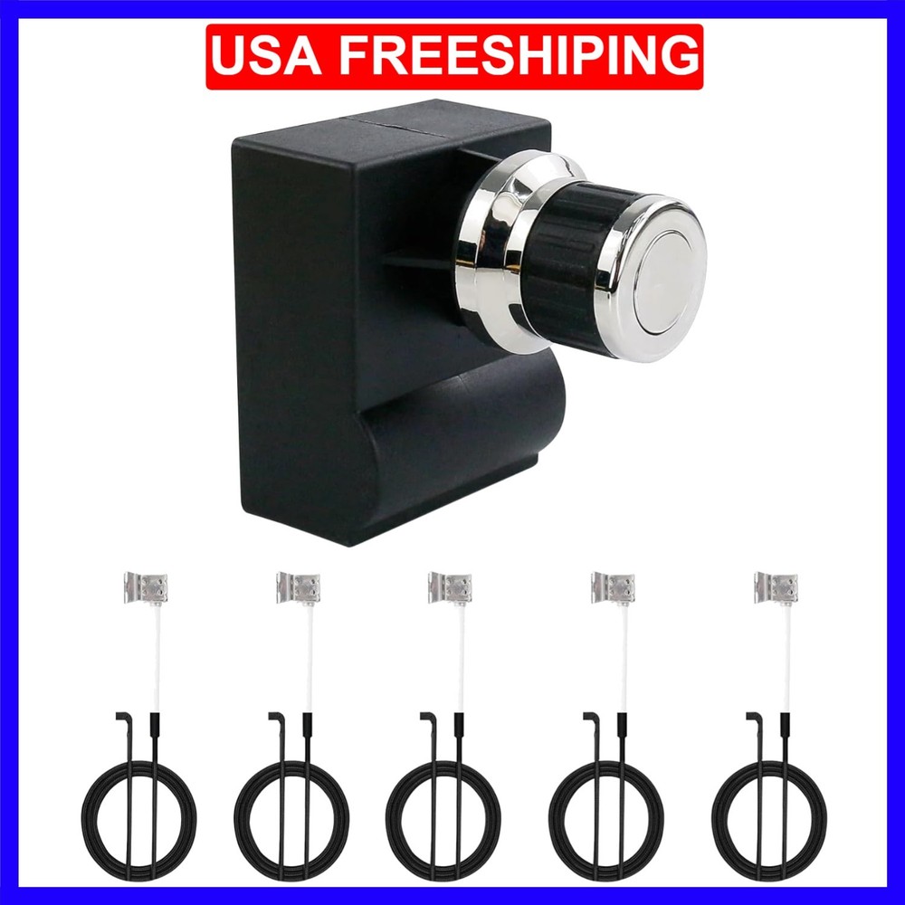 Grill Igniter Kit for Nexgrill 720-0882A – 5 Burner Grill, 720-0888 720-0888N…