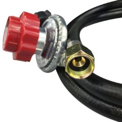 5FT Hose High Pressure Propane Gas Regulator LPG BBQ Grill Tank Adjustable US