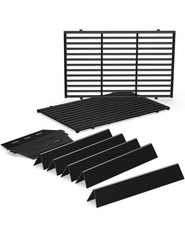 Grill Parts Kit For Weber Genesis 300 Grates Flavorizer Bars Heat Deflector