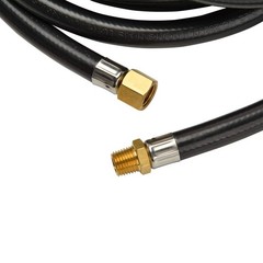 Only Fire 25ft Propane Gas Hose Extension, Appliance/Grill, Black