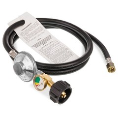 Bluestars Csa Listed 6 Feet Propane Hose Regulator Gauge – Gas Grill Regulator