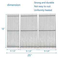 18″ Stainless Steel Cooking Grid Grate for Charbroil Performance 463376018P2
