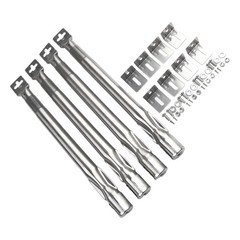 For Gas Grill Stainless Steel Burner Replacement Set 4 Pcs 35 42cm x 11mm