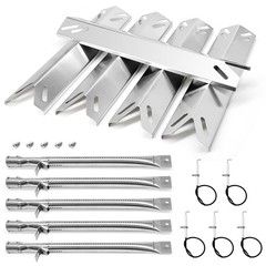 BBQ Grill Replacement Parts for 5 & 4 Burner Gas Grills, Compatible with Cuisina